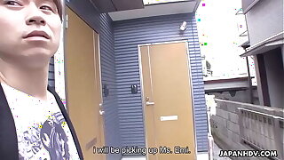 Hot Japanese unsubtle Ayumi Iwasa gets fucked hard and creampied