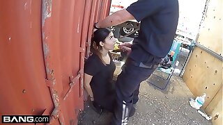 Screw the Cops - Latina forsaken unspecified caught sucking a cops gumshoe
